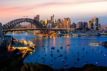 A Marina view of Sydney.