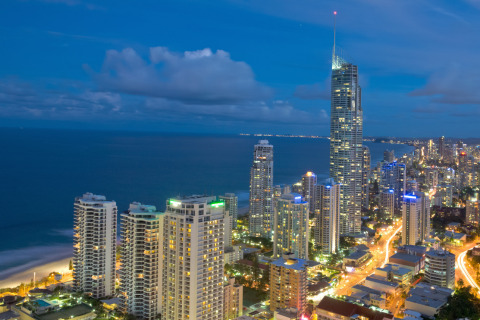 Australia's Famous Gold Coast.