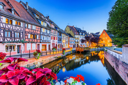A quaint French town.